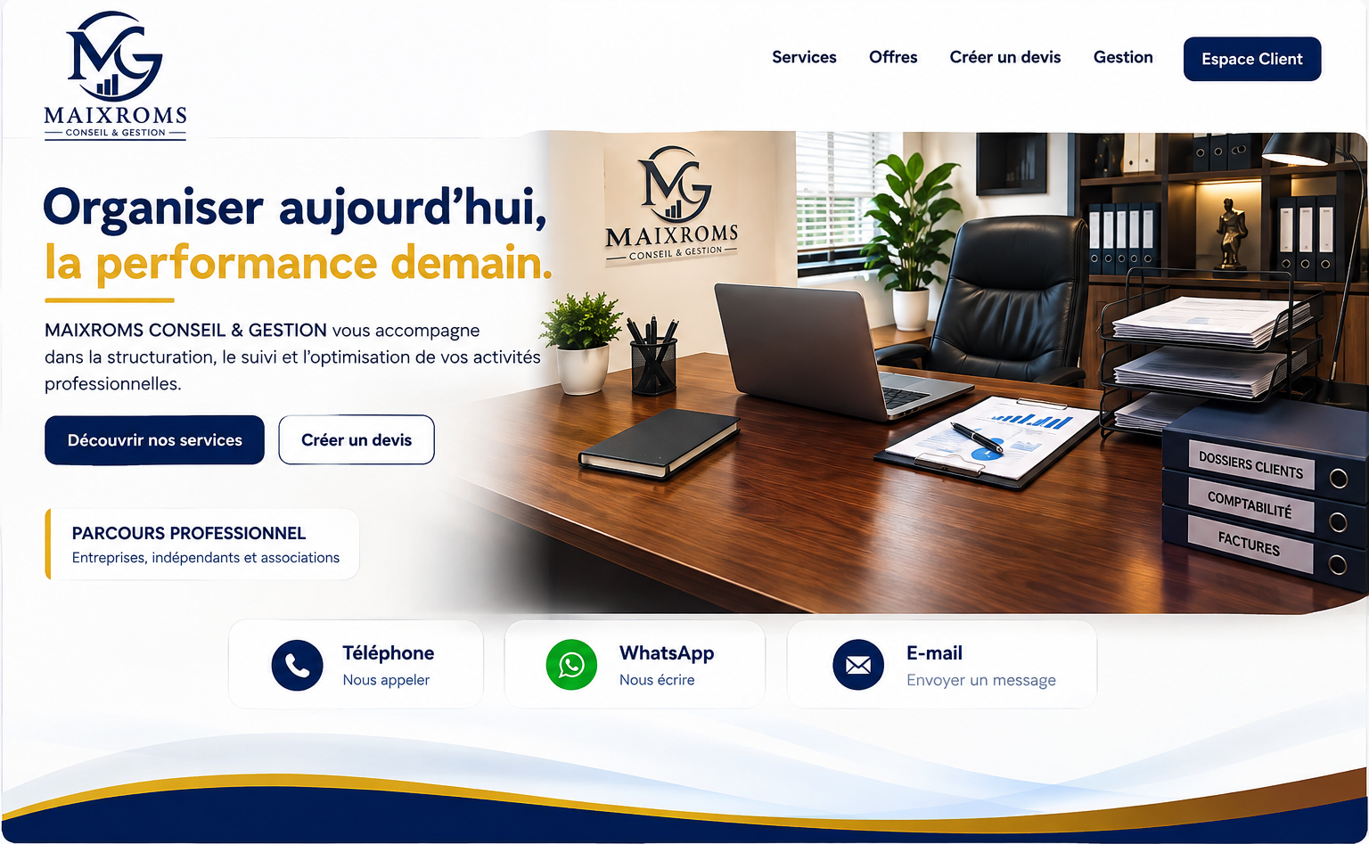 Bureau professionnel MAIXROMS Conseil & Gestion